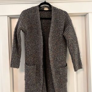 Cozy Gray Knit Cardigan